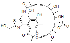 CAS#: 59232-88-1， Rifamycin Q