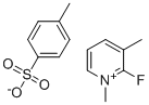 structure of CAS# 59387-91-6, 1,3-Dimethyl-2-Fluoropyridinium Toluene-4-Sulfonate;2-Fluoro-1,3-Dimethyl-Pyridin-1-Ium;4-Methylbenzenesulfonate;1,3-Dimethyl-2-Fluoropyridinium P-Toluenesulfonate;2-Fluoro-1,3-Dimethylpyridinium P-Toluenesulfonate