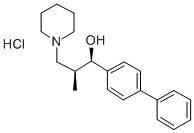 CAS#: 59401-31-9， Erythro-alpha-(4-Biphenylyl)-beta-Methyl-1-Piperidinepropanol Hydrochloride