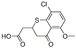 CAS#: 59429-75-3， 8-Chloro-3,4-Dihydro-5-Methoxy-4-Oxo-2H-1-Benzothiopyran-2-Acetic Acid