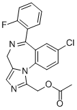 CAS#: 59468-89-2， 1-Acetoxymethyl-8-Chloro-6-(2-Fluorophenyl)-4H-Imidazo[1,5-a][1,4]Benzodiazepine