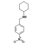 结构式 CAS# 59507-51-6, N-(4-硝基苄基)环己胺