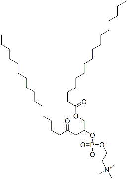 structure of CAS# 59540-22-6, 1,3-Dipalmitoyl-2-phosphatidylcholine;[2-Hexadecanoyloxy-1-(Hexadecanoyloxymethyl)Ethyl] 2-Trimethylammonioethyl Phosphate;[2-(1-Oxohexadecoxy)-1-(1-Oxohexadecoxymethyl)Ethyl] 2-Trimethylammonioethyl Phosphate;(4-Oxido-9-Oxo-6-(Palmitoylmethyl)-3,5,8-Trioxa-4-Phosphatetracosyl)Trimethylammonium 4-Oxide