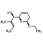 CAS#: 596093-21-9， (1R,2E)-1-[(2R,6S)-6-Ethoxy-5,6-Dihydro-2H-Pyran-2-Yl]-2-Methyl-2-Buten-1-Ol