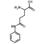 结构式 CAS# 5963-60-0, N-苯基谷氨酰胺