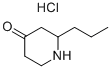 structure of CAS# 59663-72-8, 2-n-Propyl-Piperidin-4-One Hydrochloride;2-N-PROPYL-PIPERIDIN-4-ONE HYDROCHLORIDE;2-Propylpiperidin-4-One Hydrochloride;2-Propylpiperidin-4-One Hcl