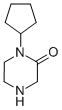 structure of CAS# 59702-17-9, 1-Cyclopentyl-Piperazin-2-One;1-Cyclopentylpiperazin-2-One(SALTDATA: CF3COOH);1-Cyclopentylpiperazin-2-One CF3COOH;2-Piperazinone, 1-Cyclopentyl-