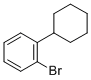 结构式 CAS# 59734-92-8, 1-溴-2-环己基苯