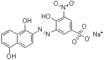 CAS#: 5979-27-1， 3-[2-(1,5-Dihydroxy-2-Naphthalenyl)Diazenyl]-4-Hydroxy-5-Nitro-Benzenesulfonic Acid Sodium Salt(1:1)