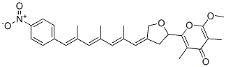 CAS#: 59795-94-7， (+)-2-Methoxy-3,5-Dimethyl-6-[Tetrahydro-4-[(1Z,2E,4E,6E)-2,4,6-Trimethyl-7-(4-Nitrophenyl)-2,4,6-Heptatrienylidene]Furan-2-Yl]-4H-Pyran-4-One