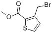 structure of CAS# 59961-15-8, 3-Bromomethyl-Thiophene-2-Carboxylic Acid Methyl Ester