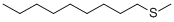 structure of CAS# 59973-07-8, Methyl n-Nonyl Sulfide