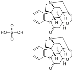 structure of CAS# 60-41-3, Strychnine Sulfate (2:1);Antivampire;Caswell No. 806