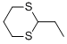 structure of CAS# 6007-23-4, 2-Ethyl-1,3-Dithiane;2-ETHYL-1,3-DITHIANE, 97+%