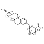 structure of CAS# 60134-76-1, 17-Ethynyl-17-hydroxyestra-1,3,5(10)-trien-3-yl hexopyranosiduronic acid;17-Ethyny<wbr>l-17-hydr<wbr>oxyestra-<wbr>1,3,5(10)<wbr>-trien-3-<wbr>yl hexopy<wbr>ranosidur<wbr>onic acid;ETHYNYL ESTRADIOL 3-Î’-D-GLUCURONIDE;Hexopyran<wbr>osiduroni<wbr>c acid, 1<wbr>7-ethynyl<wbr>-17-hydro<wbr>xyestra-1<wbr>,3,5(10)-<wbr>trien-3-yl