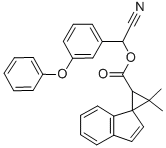 CAS#: 60148-52-9， Cyano(3-Phenoxyphenyl)Methyl 3,3-Dimethylspiro[Cyclopropane-1,1'-[1H]Indene]-2-Carboxylate