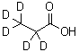 structure of CAS# 60153-92-6, Propanoic-D5 Acid