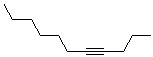 结构式 CAS# 60212-31-9, 4-十一碳炔