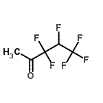 structure of CAS# 60249-67-4, 3,3,4,5,5,5-Hexafluoro-2-Pentanone;3,3,4,5,5,5-Hexafluoro-2-pentanone;3,3,4,5,5,5-Hexafluoropentan-2-one 97%;MFCD00155853