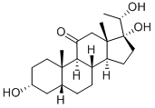 CAS#: 603-99-6， 11-Keto-Pregnanetriol