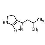 CAS#: 603067-27-2， 3-Isobutyl-5,6-dihydro-4H-pyrrolo[3,2-d][1,2]oxazole