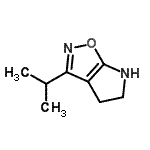 CAS#: 603067-29-4， 3-Isopropyl-5,6-dihydro-4H-pyrrolo[3,2-d][1,2]oxazole