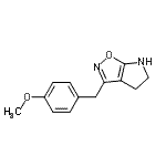 CAS#: 603067-35-2， 3-(4-Methoxybenzyl)-5,6-dihydro-4H-pyrrolo[3,2-d][1,2]oxazole