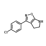 CAS#: 603067-36-3， 3-(4-Chlorophenyl)-5,6-dihydro-4H-pyrrolo[3,2-d][1,2]oxazole