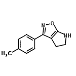 CAS#: 603067-52-3， 3-(4-Methylphenyl)-5,6-dihydro-4H-pyrrolo[3,2-d][1,2]oxazole