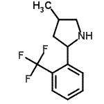 CAS#: 603068-24-2， 4-Methyl-2-[2-(trifluoromethyl)phenyl]pyrrolidine