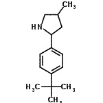CAS#: 603068-88-8， 4-Methyl-2-[4-(2-methyl-2-propanyl)phenyl]pyrrolidine