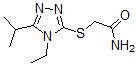 CAS#: 603072-17-9， 2-[[4-Ethyl-5-(Isopropyl)-4H-1,2,4-Triazol-3-Yl]Thio]-Acetamide