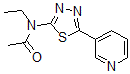 CAS#: 603075-89-4， N-Ethyl-N-[5-(Pyridin-3-Yl)-1,3,4-Thiadiazol-2-Yl]-Acetamide