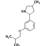 CAS#: 603089-74-3， 2-(3-Isobutoxyphenyl)-4-methylpyrrolidine
