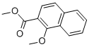 structure of CAS# 6039-59-4, Methyl 1-Methoxy-2-Naphthoate;METHYL 1-METHOXY-2-NAPHTHOATE