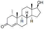 structure of CAS# 604-26-2, 17beta-Hydroxy-1alpha-Methylandrost-4-Ene-3-One;17Beta-Hydroxy-1Alpha-Methylandrost-4-Ene-3-One
