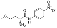 structure of CAS# 6042-04-2, L-Methionine p-Nitroanilide;(2S)-2-Amino-4-(Methylthio)-N-(4-Nitrophenyl)Butanamide;(2S)-2-Amino-4-(Methylthio)-N-(4-Nitrophenyl)Butyramide;Methionine 4-Nitroanilide