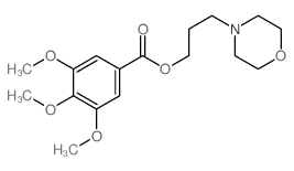 CAS#: 60439-46-5， 3-Morpholinopropyl 3,4,5-Trimethoxybenzoate
