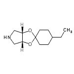 CAS#: 604789-35-7， (3a'R,6a'S)-4-Ethyltetrahydro-3a'H-spiro[cyclohexane-1,2'-[1,3]dioxolo[4,5-c]pyrrole]