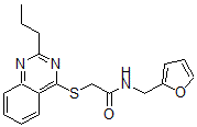 CAS#: 604793-89-7， N-(Furan-2-Ylmethyl)-2-[(2-Propyl-4-Quinazolinyl)Thio]-Acetamide
