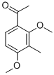structure of CAS# 60512-80-3, 1-(2,4-Dimethoxy-3-Methyl-Phenyl)Ethanone;1-(2,4-Dimethoxy-3-Methyl-Phenyl)Ethanone;Nsc156899;St5443965