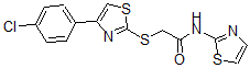CAS#: 606089-14-9， 2-[[4-(4-Chlorophenyl)-Thiazol-2-Yl]Thio]-N-Thiazol-2-Yl-Acetamide