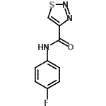 CAS#: 606091-91-2， N-(4-Fluorophenyl)-1,2,3-thiadiazole-4-carboxamide