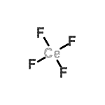 structure of CAS# 60627-09-0, Cerium(4+) Tetrafluoride;Ceric fluoride;Cerium fluoride (CeF4);Cerium tetrafluoride