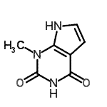 CAS#: 606490-90-8， 1-Methyl-1H-pyrrolo[2,3-d]pyrimidine-2,4(3H,7H)-dione
