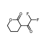 CAS#: 606491-81-0， 3-(Difluoroacetyl)tetrahydro-2H-pyran-2-one
