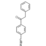 结构式 CAS# 60694-99-7, 4-(苯基乙酰基)苯甲腈