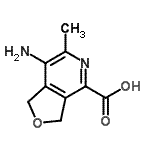 CAS#: 606967-41-3， 7-Amino-6-methyl-1,3-dihydrofuro[3,4-c]pyridine-4-carboxylic acid