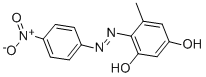 structure of CAS# 607-96-5, 4-Nitrobenzene-Azo-Orcinol;(4E)-3-Hydroxy-5-Methyl-4-[(4-Nitrophenyl)Hydrazinylidene]Cyclohexa-2,5-Dien-1-One;N-Hydroxy-4-[(2E)-2-(2-Hydroxy-6-Methyl-4-Oxo-1-Cyclohexa-2,5-Dienylidene)Hydrazinyl]Benzeneamine Oxide;3-Hydroxy-5-Methyl-4-[(4-Nitrophenyl)Hydrazono]Cyclohexa-2,5-Dien-1-One