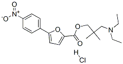CAS#: 60766-34-9， (3-Diethylamino-2,2-Dimethyl-Propyl) 5-(4-Nitrophenyl)Furan-2-Carboxylate Hydrochloride